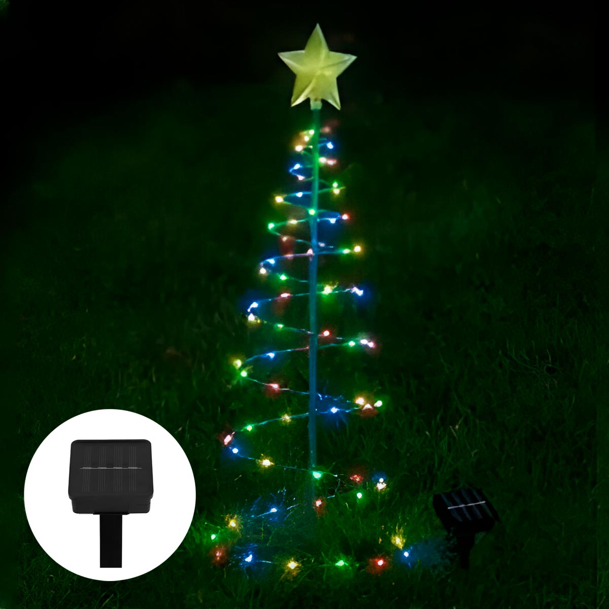 Arbol De Navidad Solar Espiral C201516