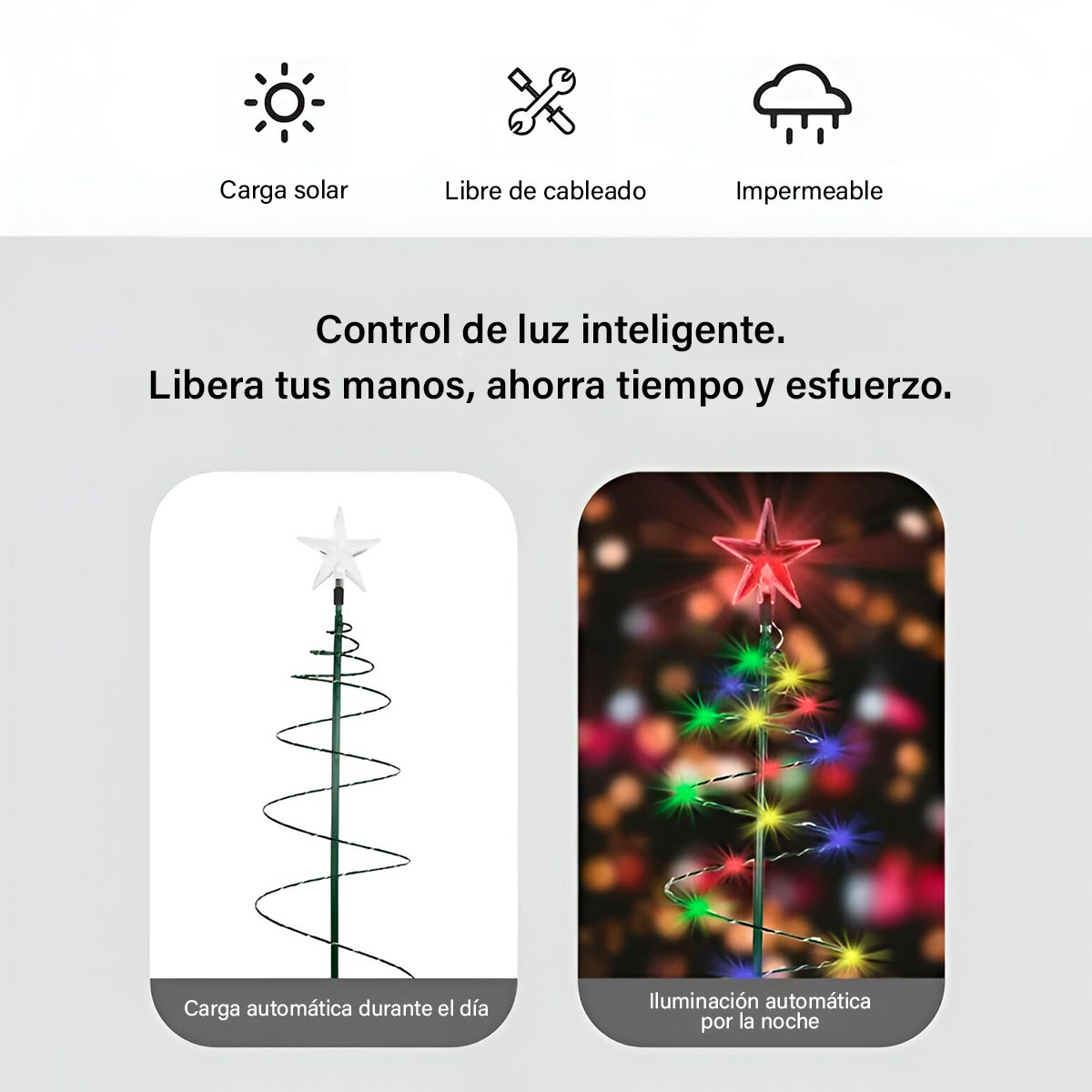 Arbol De Navidad Solar Espiral C201516 - Image 3